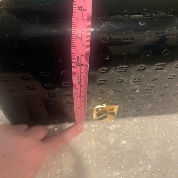 Arcadia Luxury Black and Gold Designer Shoulder or Crossbody Bag - Picture 13 of 13